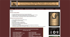 Desktop Screenshot of internationalbronze.com